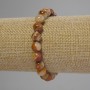 Onyx Bracelet with Smooth Beads, 8.5 mm diameter, 18 cm length (stretch)